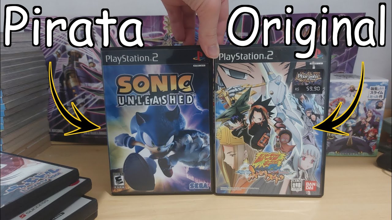 Jogos piratas vs originais de PS2. Vale a pena colecionar jogos piratas?