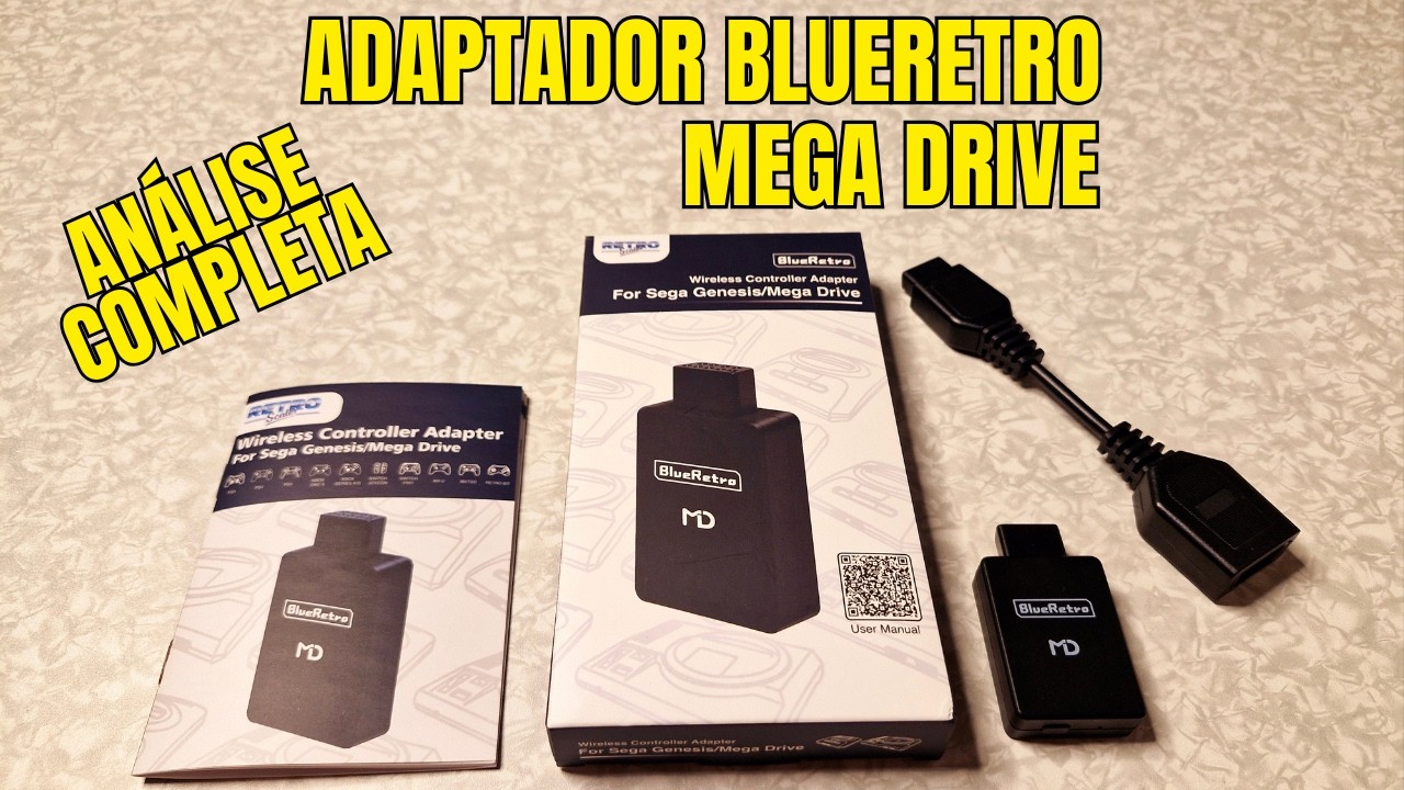 Adaptador BlueRetro Mega Drive - Análise Completa!