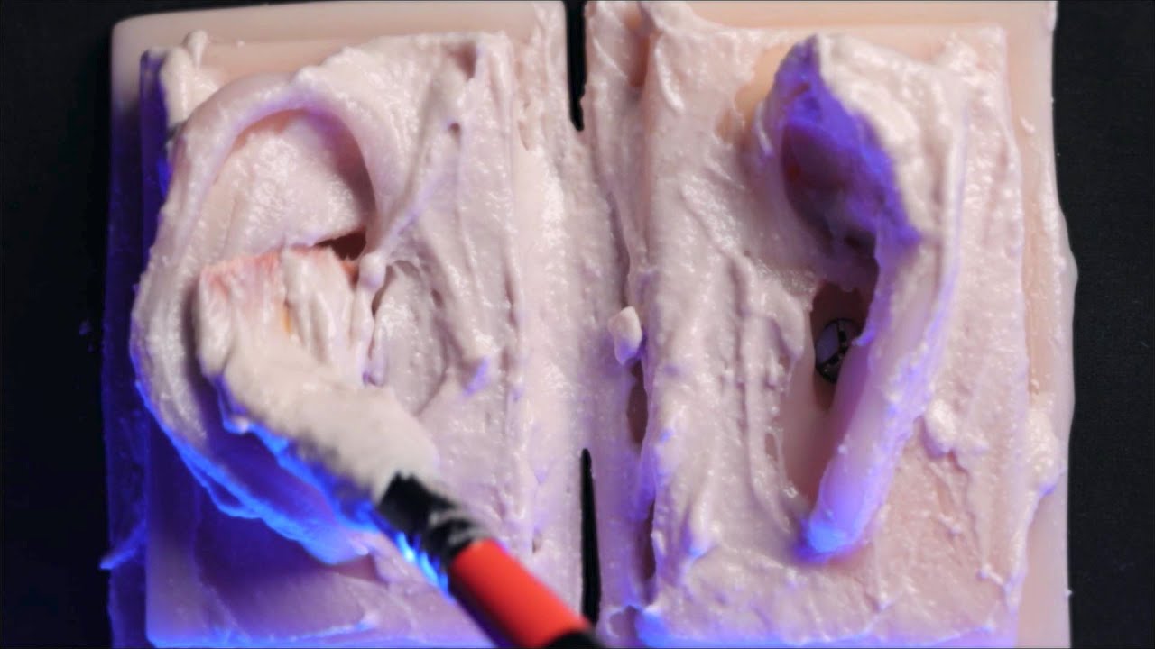 ASMR Modeling Mask Powder Pack Ear Massage 