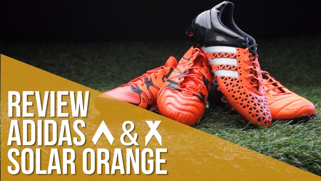 Presentación colección adidas ACE & X Solar Orange