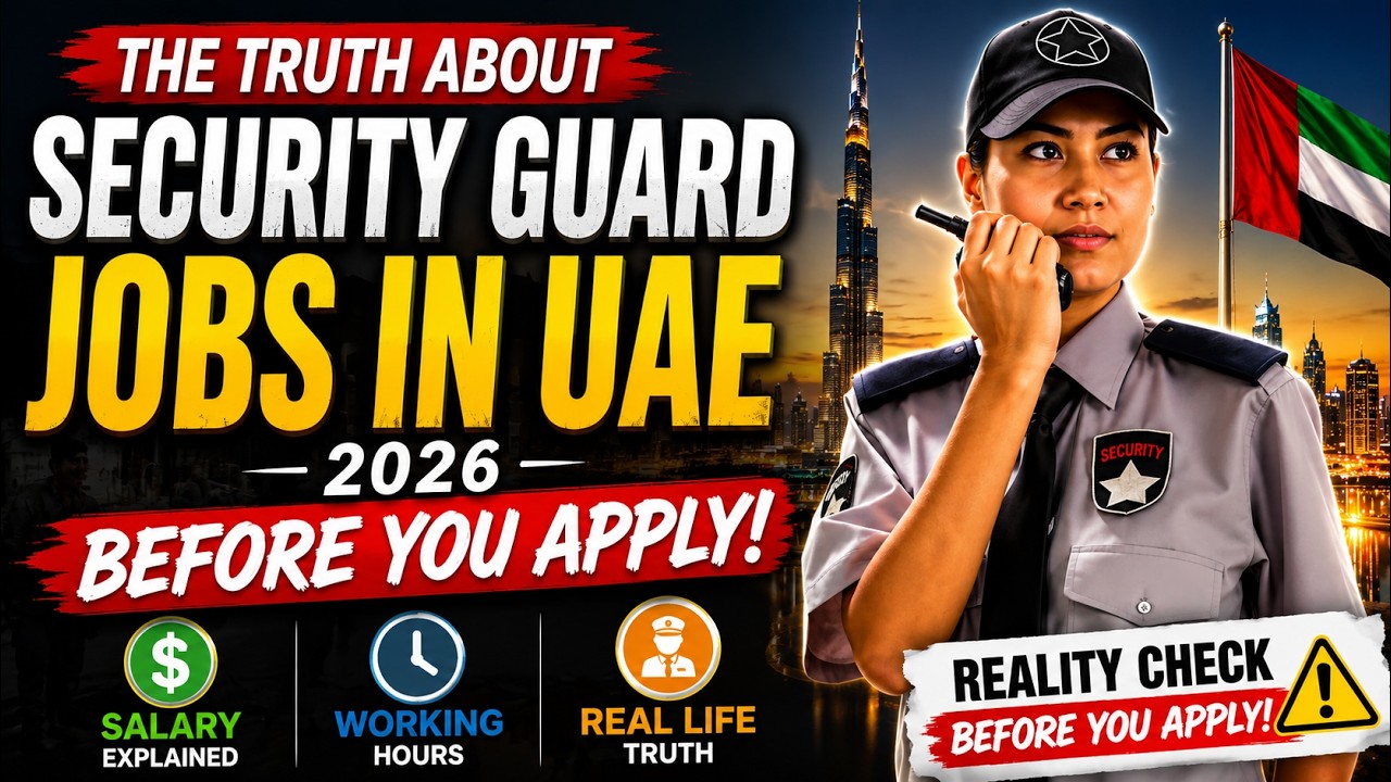 Think about working as a Security Guard in the UAE in 2026? Watch this before you apply!