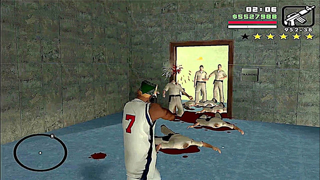 Attacked On Police Station 6 Six Star Wanted Level Police Army Chase GTA SAN ANDREAS