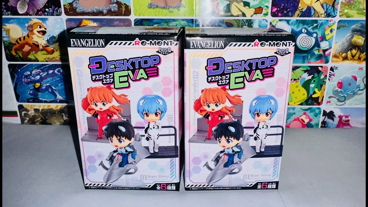 Распаковка и обзор набора Re-Ment DesQ Evangelion Desktop EVA Blind Box