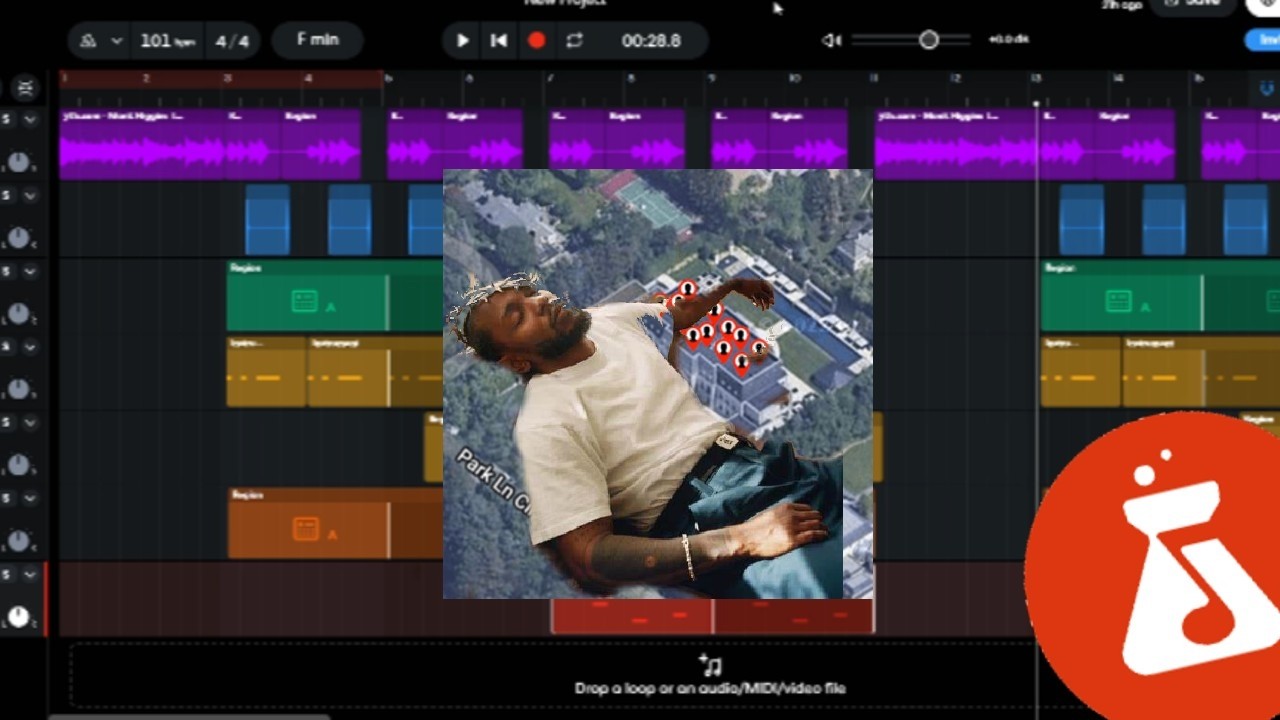 HOW TO Remake NOT LIKE US by Kendrick Lamar in BANDLAB