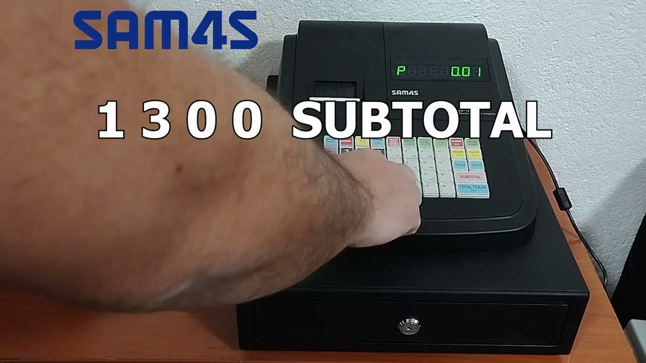 SAM4S ER180U VIDEOTUTORIALES -3- FECHA Y HORA