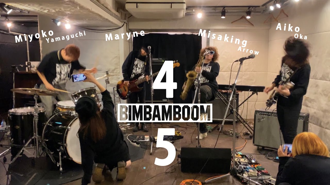 BimBamBoom -4/5 JAM- (Maryne + Misaking + Aiko + Miyoko) at studio familia