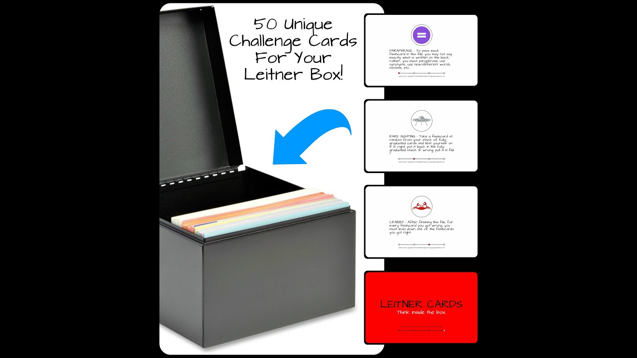 How To BOOST Your Leitner Box Experience! Leitner Race, Leitner Cards, Maintenance Box