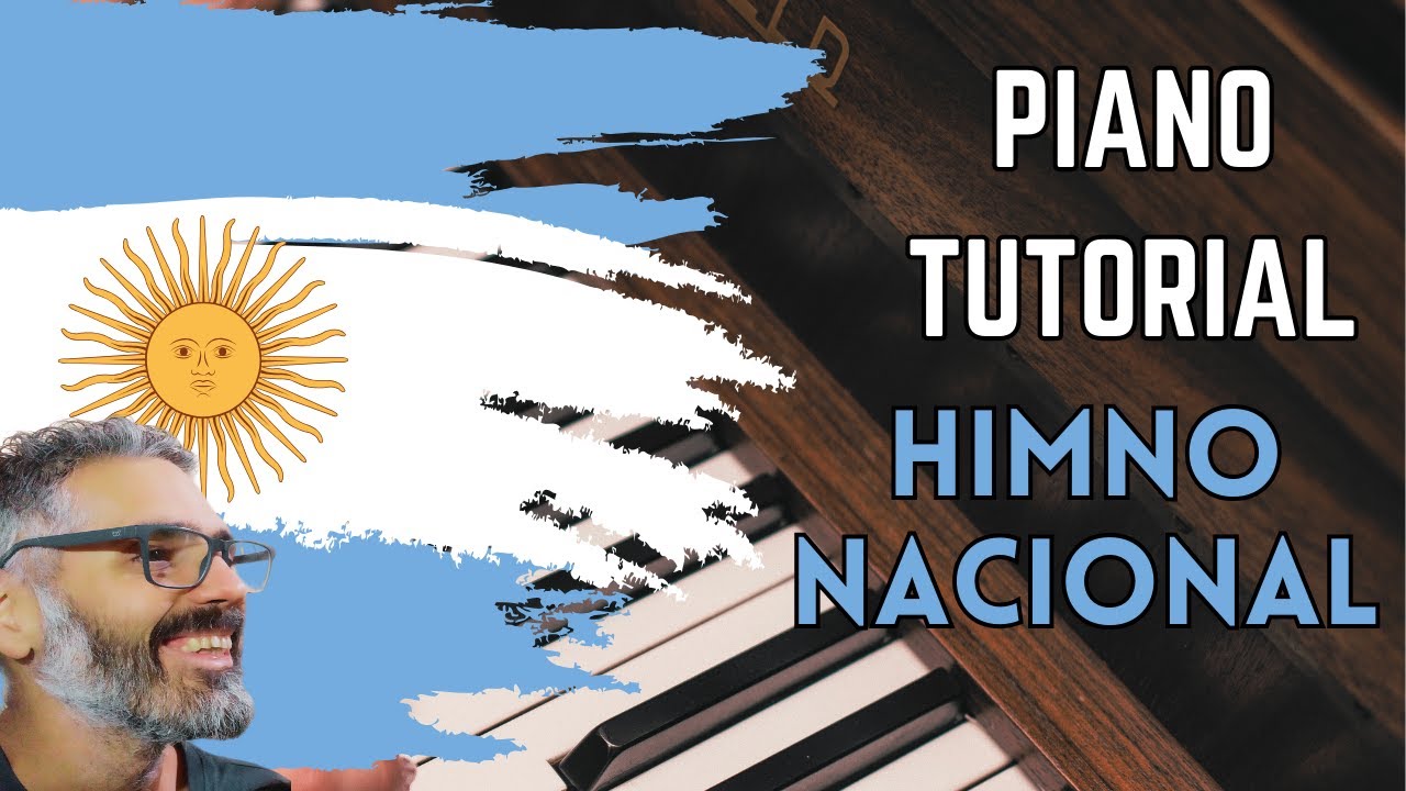 Himno nacional ARGENTINO piano TUTORIAL 🎹 Fácil / Intermedio 🎼 con Partitura