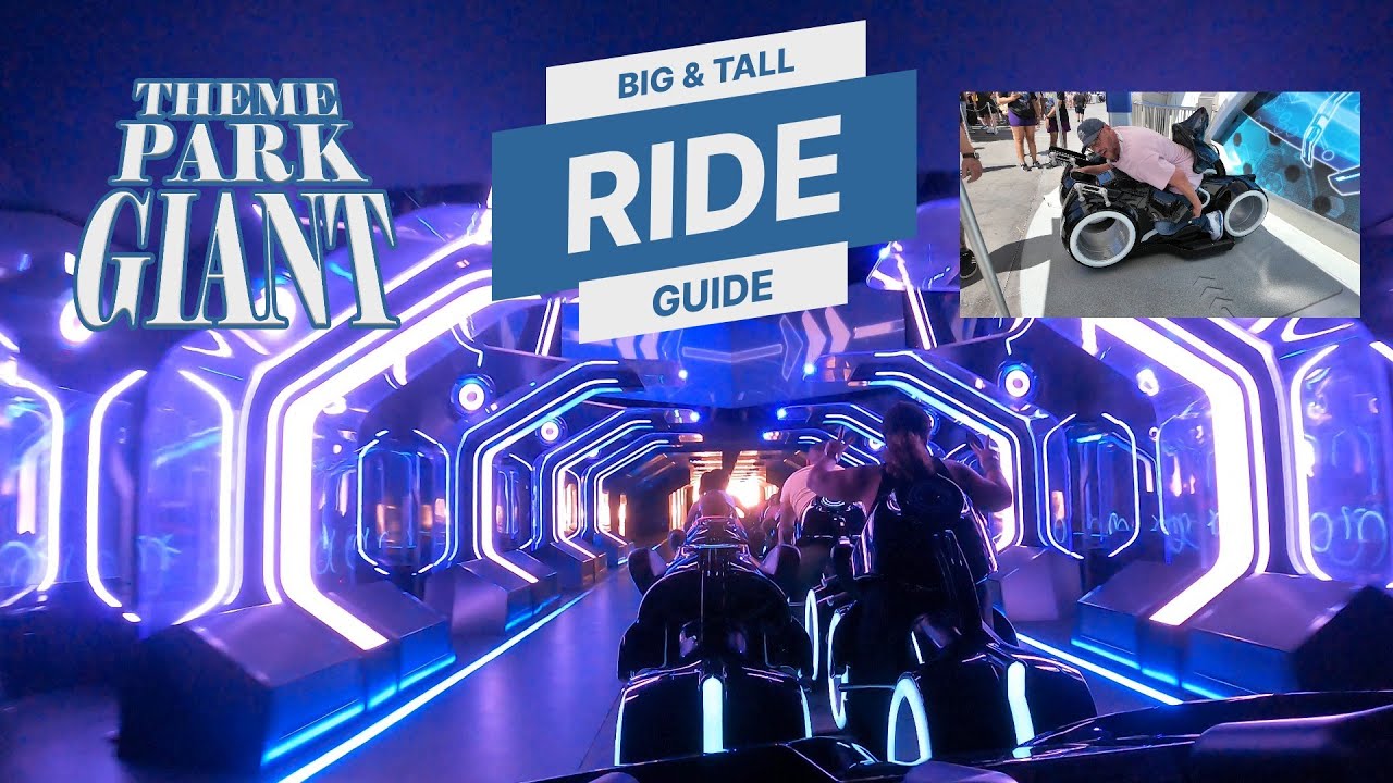 Tron Lightcycle Run - Magic Kingdom Walt Disney World Big & Tall Ride Guide - Will You Fit?