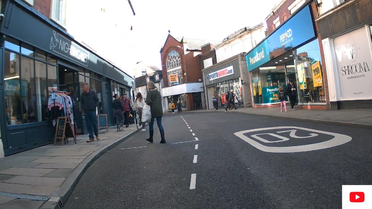 Oswestry view in 4k / Shropshire / UK