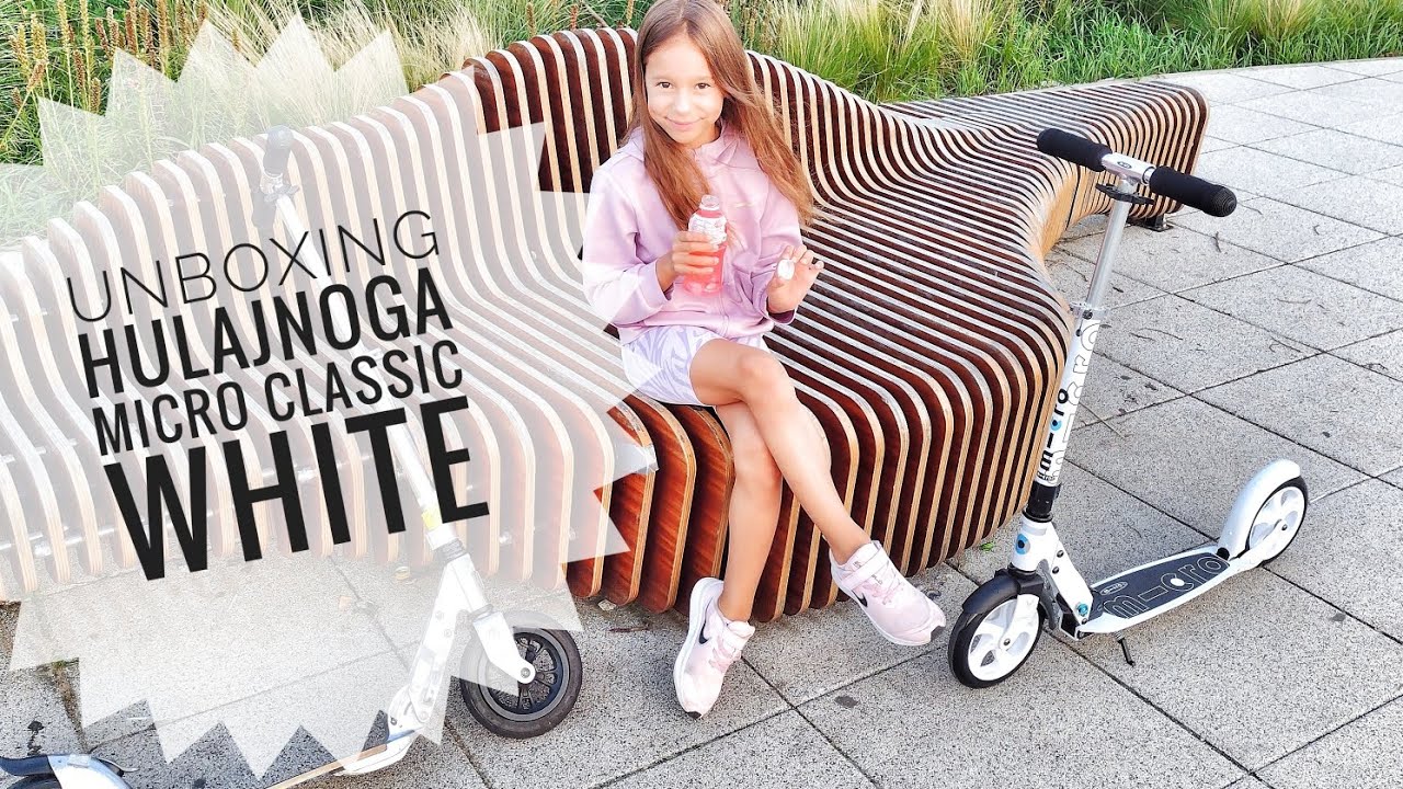 Hulajnoga Micro Classic White - unboxing.