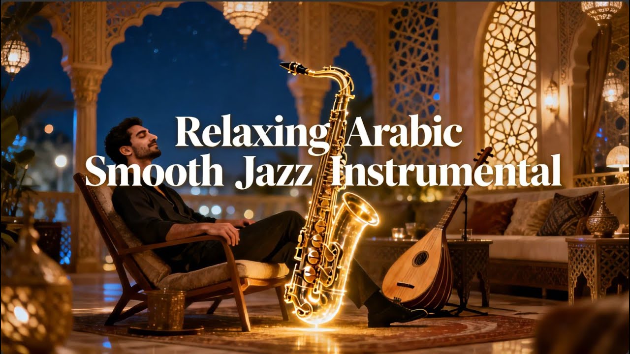 Relaxing Arabic Smooth Jazz Instrumental | Saxophone & Oud Night Lounge Music