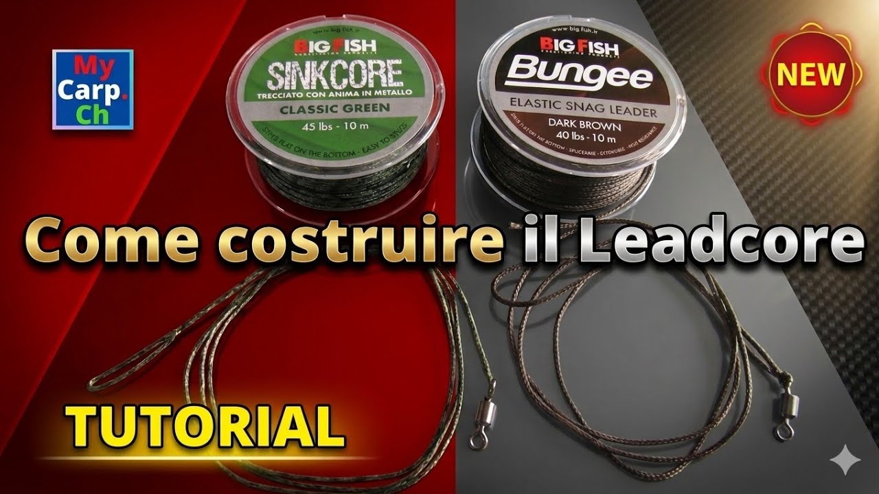 Come costruire il Leadcore -Tutorial -  #rigs #carpfishing #leadcore