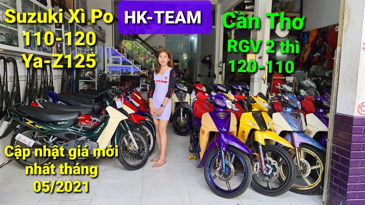 Cập nhật giá xe 2 thì Suzuki xì po (120-110) + Ya Z mới nhất tháng 05 tại HK Team Cần Thơ