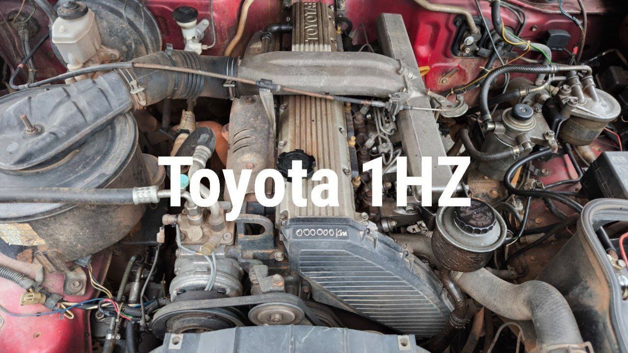 The Million-Kilometer Land Cruiser 80 Series HZJ80 1HZ 4.2-liter Diesel Engine Start Up