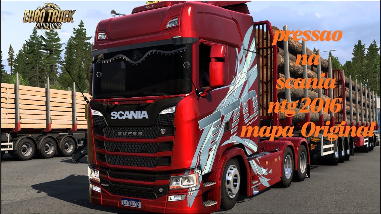 Botando Pressão Na  Scania NTG 2016  mapa Original!