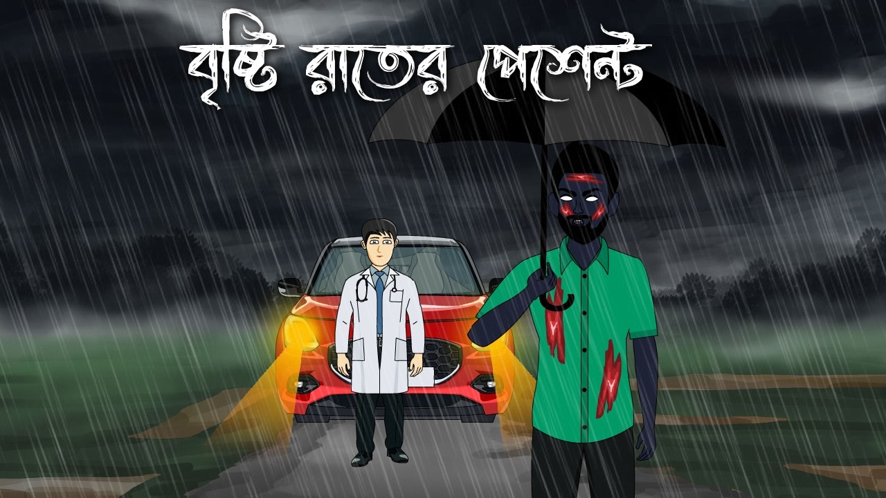 Brishti Raater Patient - Bhuter Cartoon | Bengali Horror Story | Bhuter Golpo