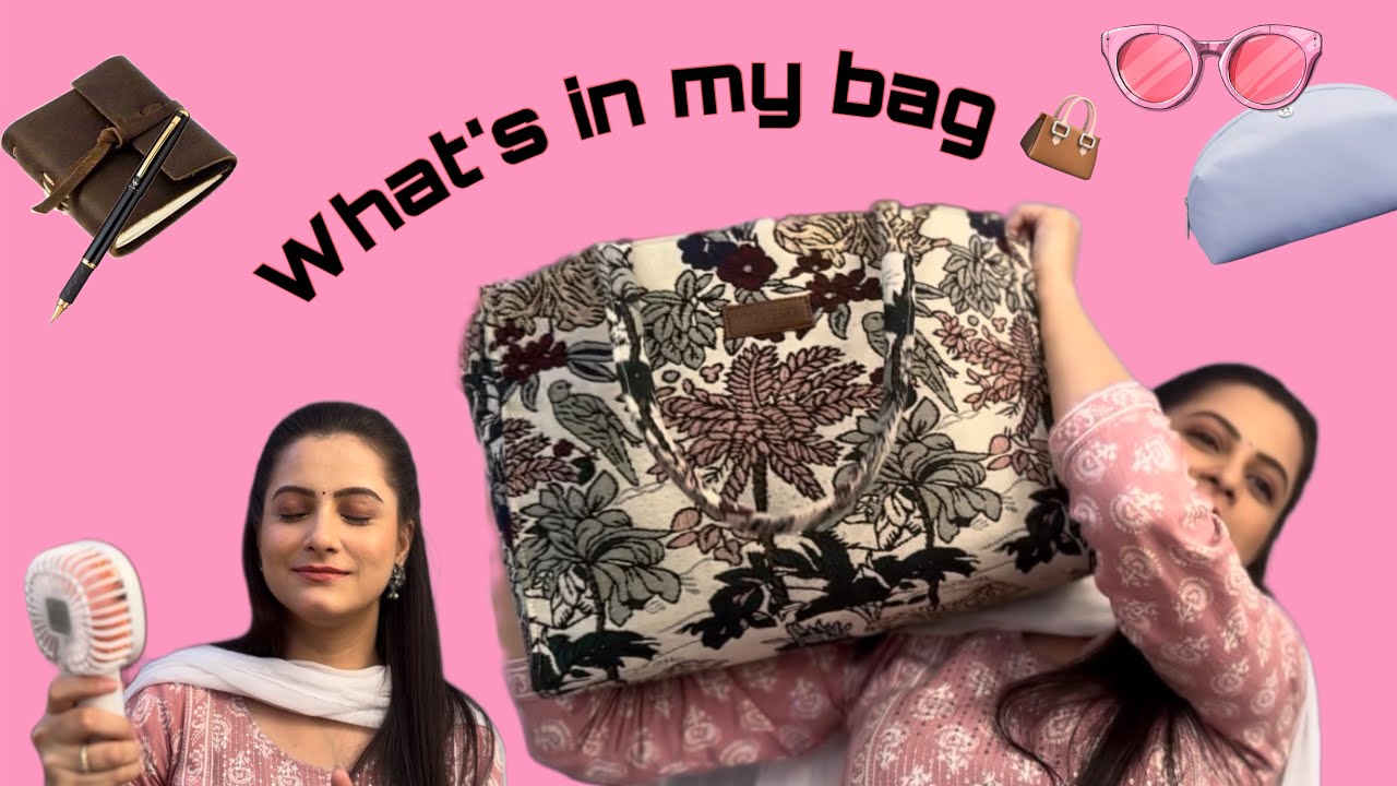 What’s in my bag 👜 | Star Pravah | lagnachi bedi Set Edition 🤪