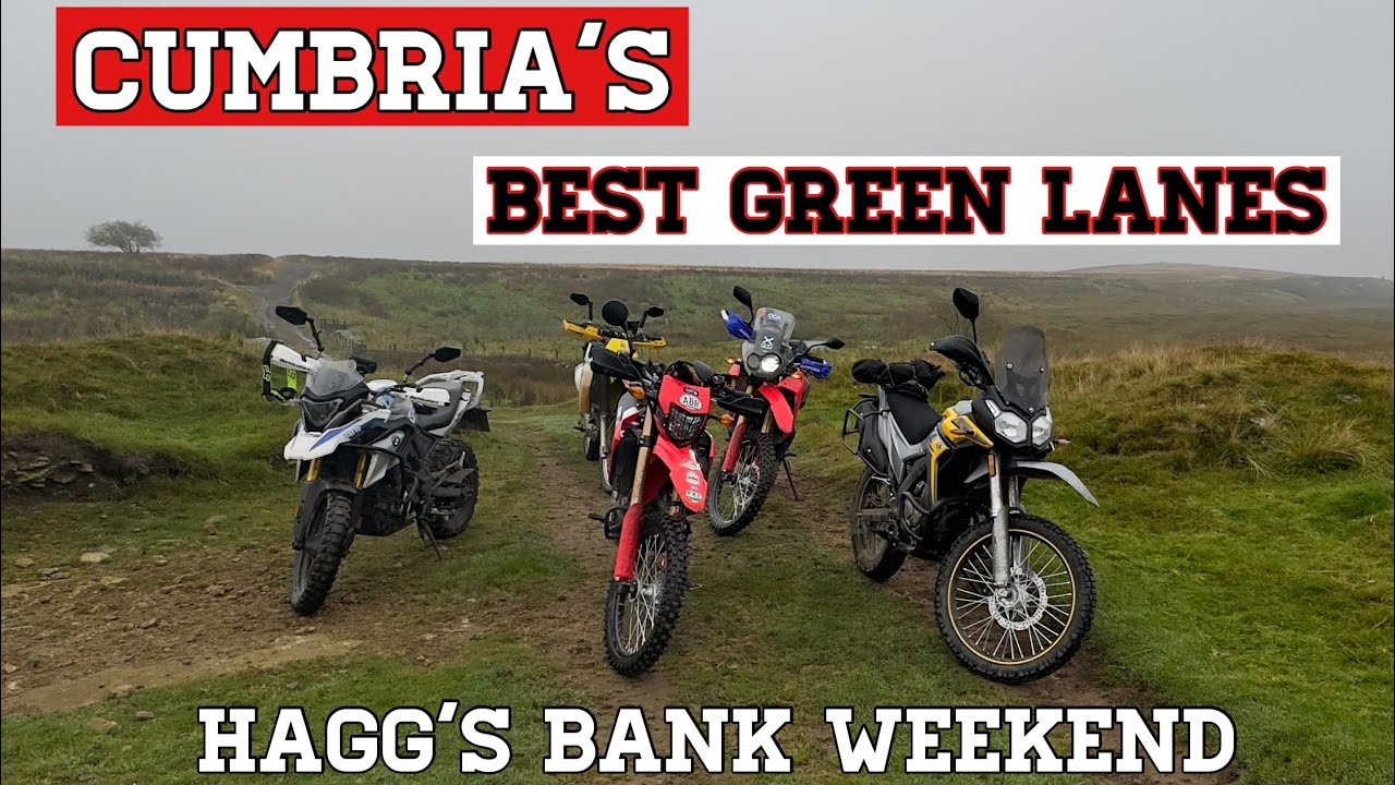 Riding the best green lanes Cumbria has to offer. Hagg’s Bank reunion weekend. On my Honda CRF300L