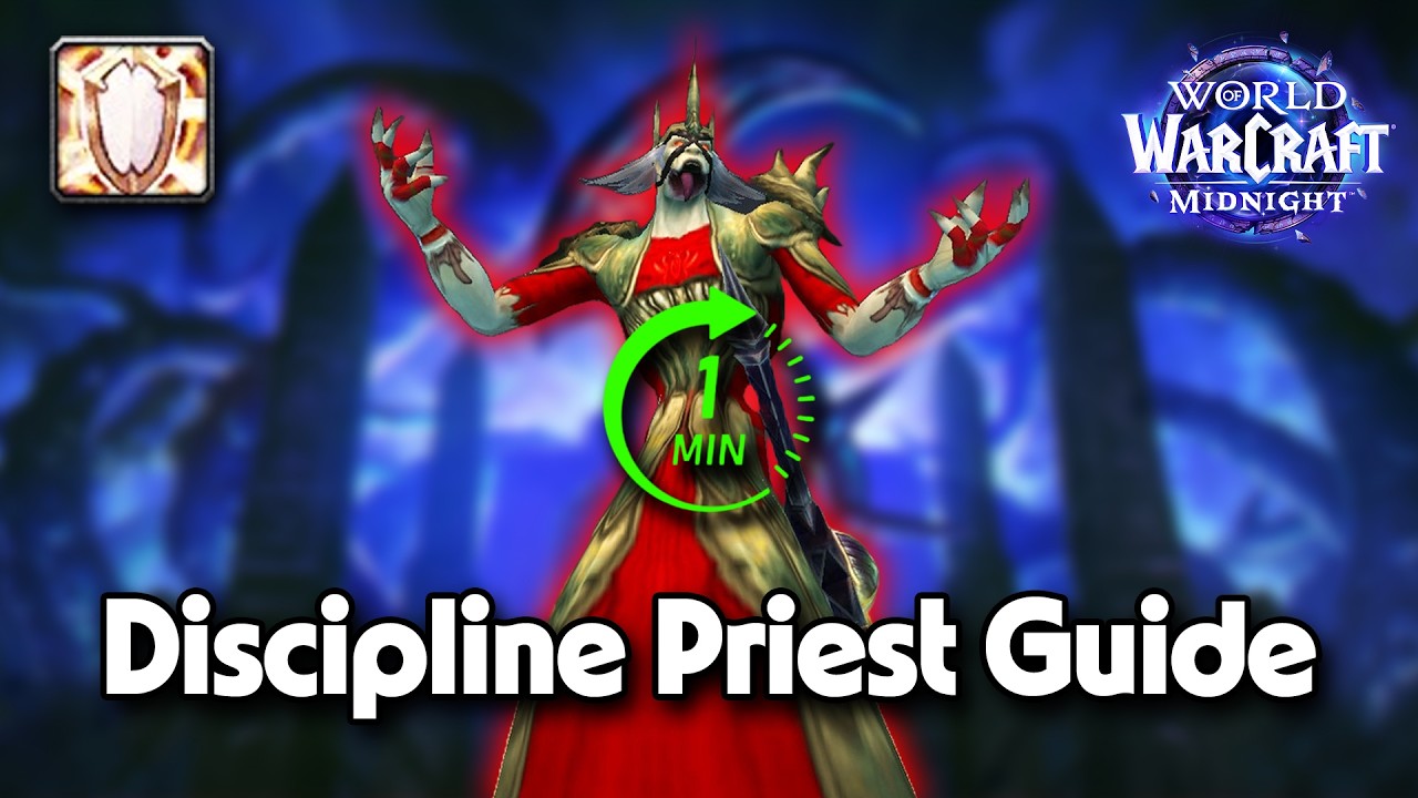 Midnight Discipline Priest PvP Guide (1 Minute)