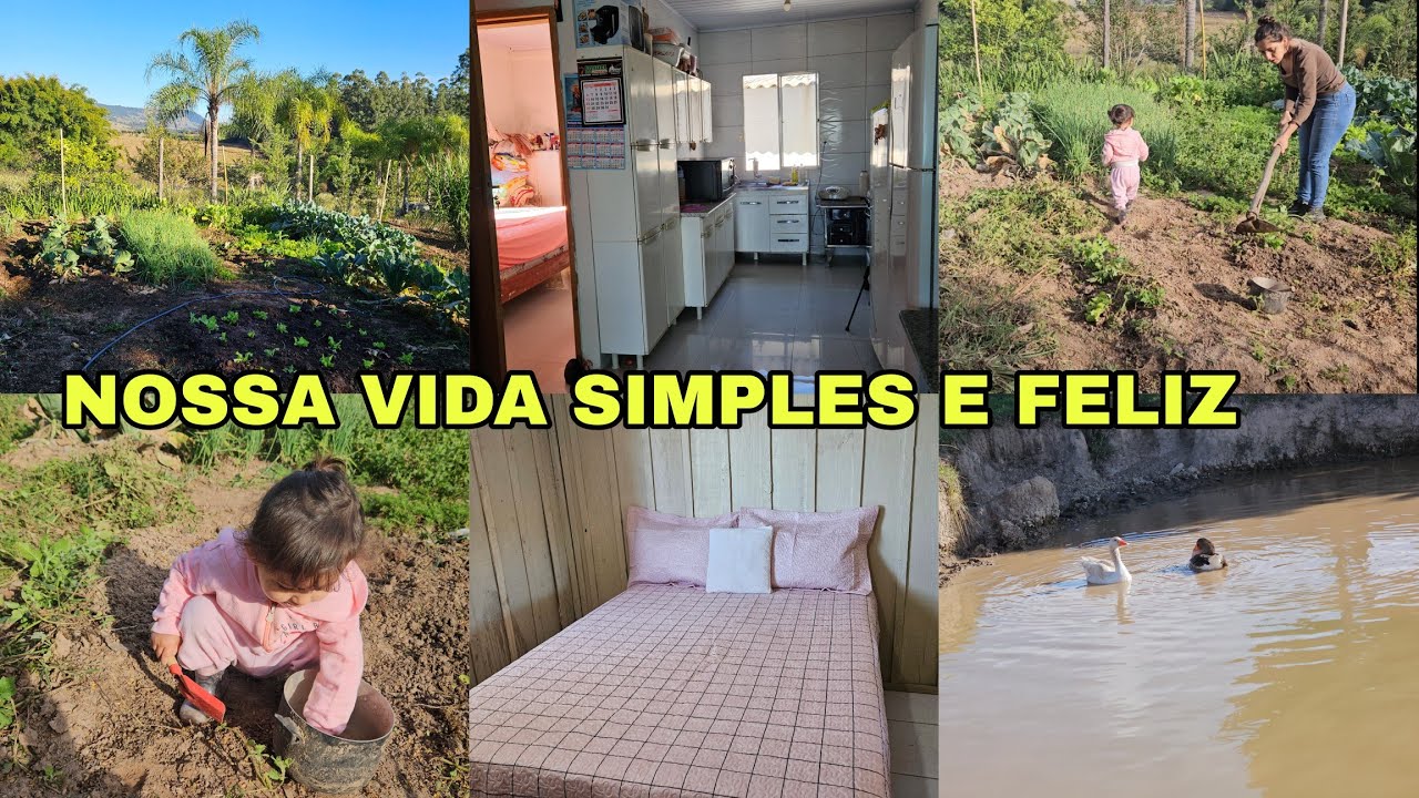 LIMPEI 2 🏠 CASAS,AJUDEI MINHA MÃE ROUPA DE CAMA NOVA/FAXINA NA HORTA, SOLTAMOS OS GANSOS