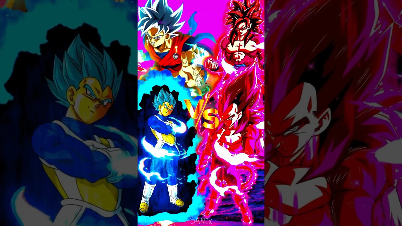 Who Is Strongest | CC Goku And Vegeta Vs Xeno Goku And Vegeta