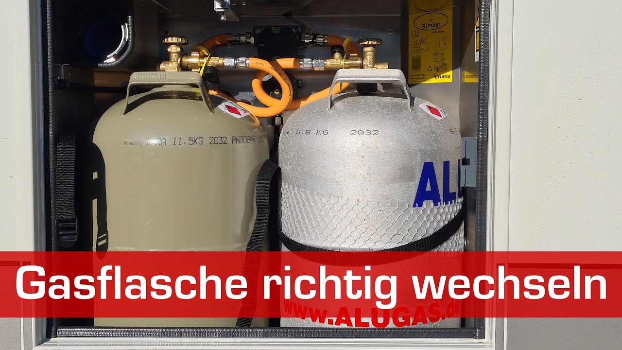 Gasflasche wechseln wohnmobil Gasflasche tauschen