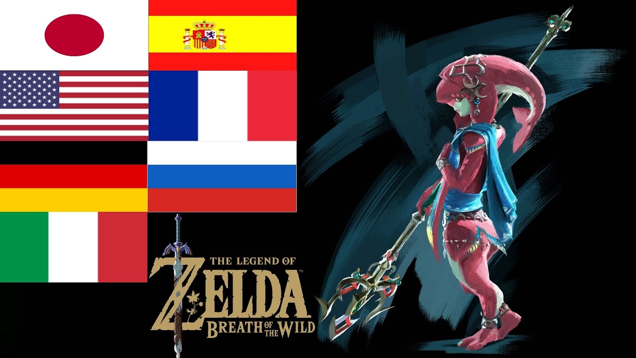 The Legend of Zelda: Breath of the Wild | Mipha Voice Acting Comparison