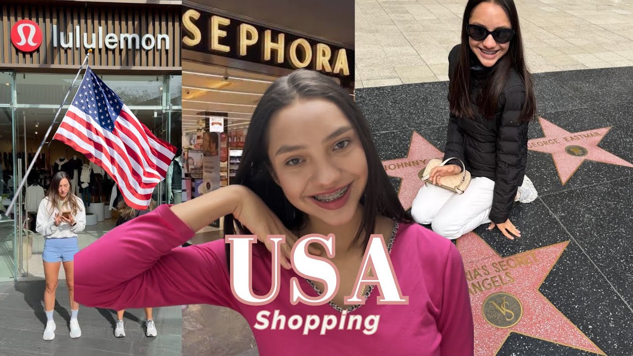 Shopping en USA 🇺🇸 Sephora, Lululemon y más | vlog aesthetic