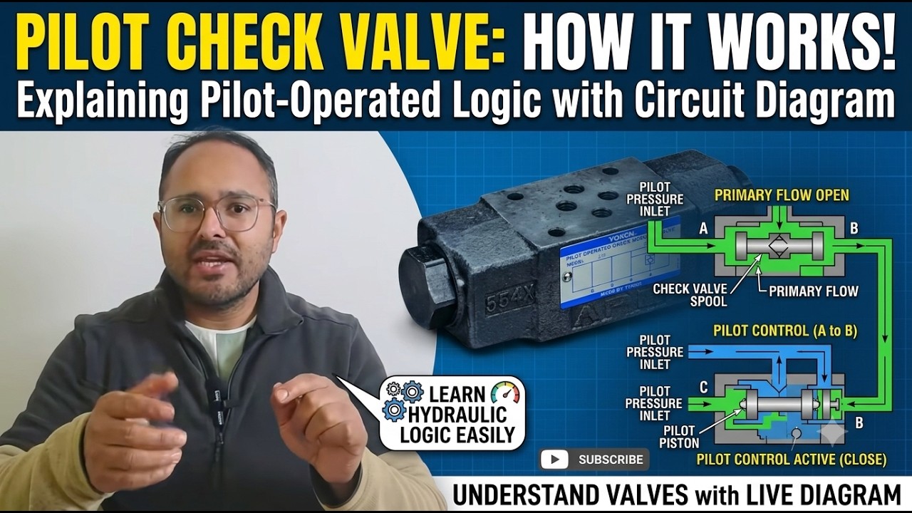 pilot operated check valve
