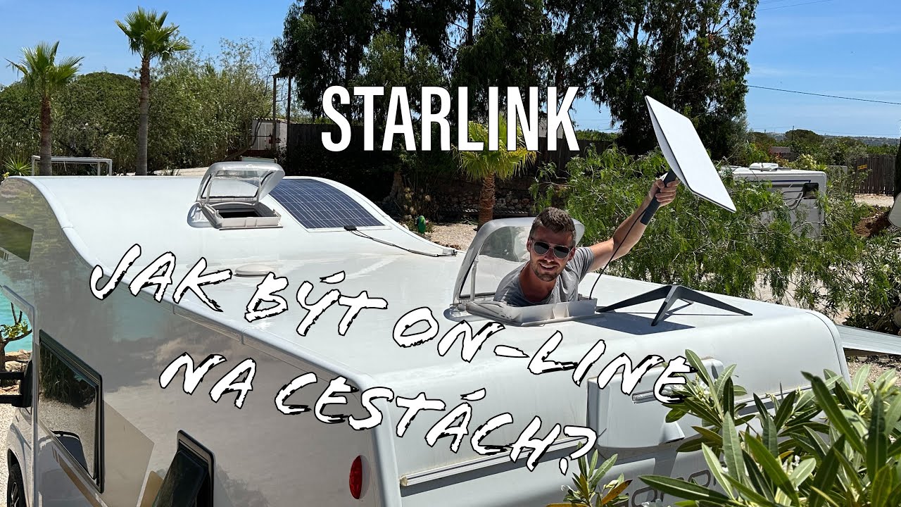 Jak být on-line na cestách? Satelitní připojení Starlink na obytné auto!