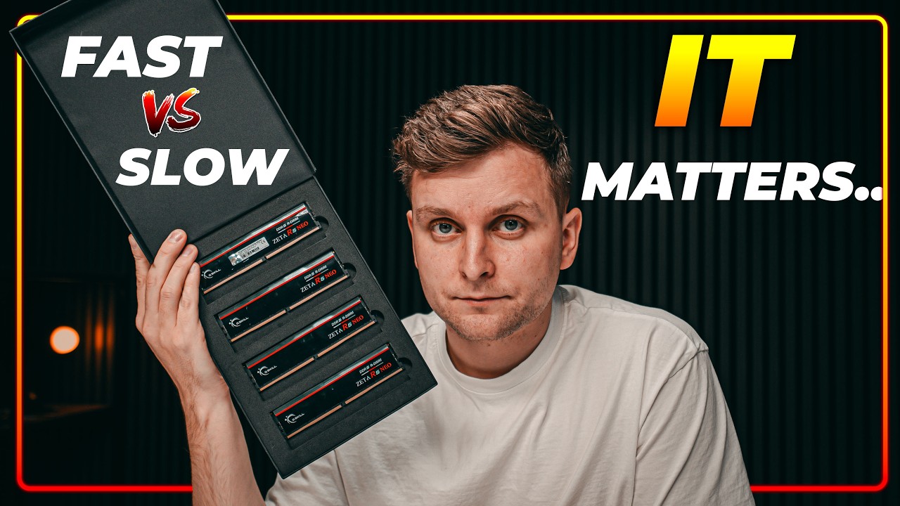I WAS Wrong...  RAM Speed Actually Matters!