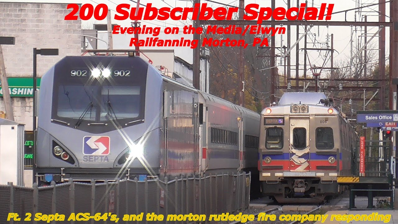 200 Subscriber Special: 4 days railfanning Morton, PA