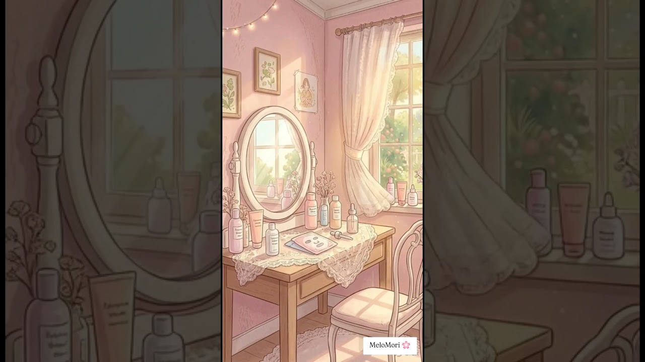 Pink Morning Skincare | Ghibli Girl Routine ✨