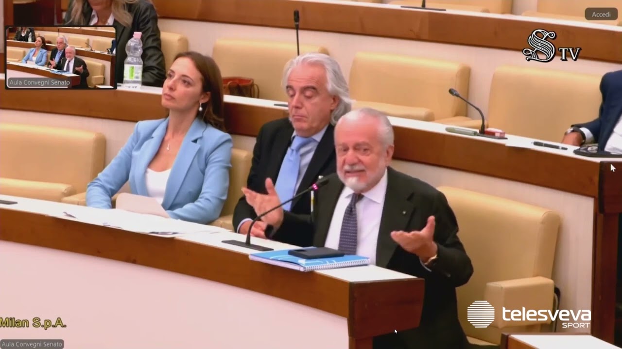 SERIE B | Aurelio De Laurentiis: "Cessione Bari? Non usciamo di scena prima del 2028"