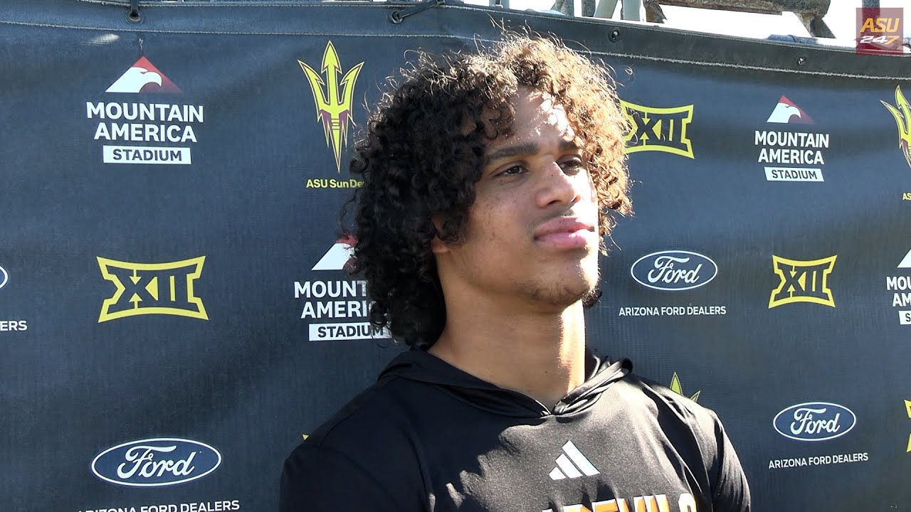 Jordyn Tyson ahead of the Territorial Cup (11/25/2025)