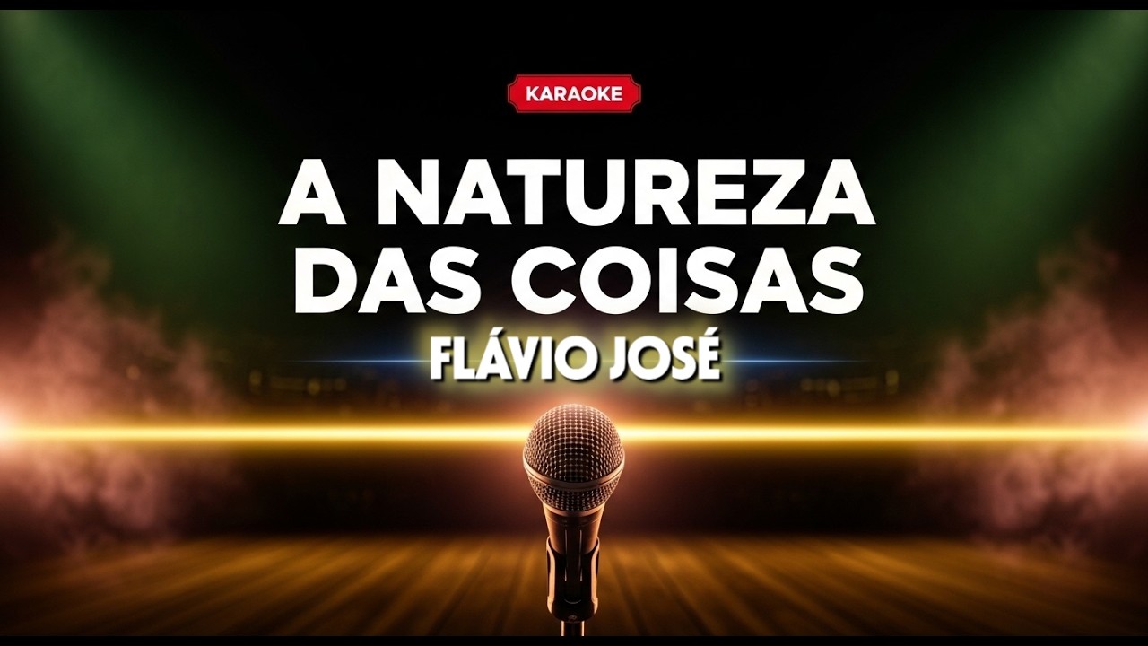 A Natureza das Coisas – Flávio José (Karaokê) 🎤 Forró Romântico | SingUp