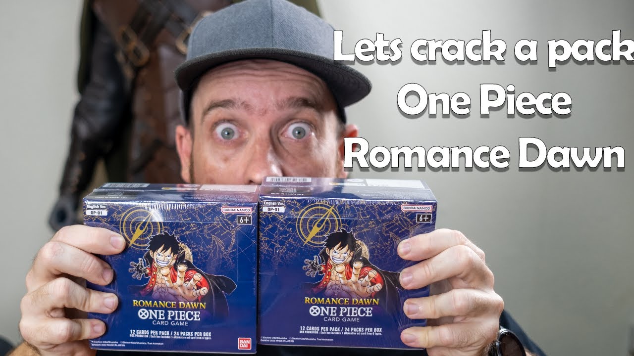 Crack a pack - One Piece TCG Romance Dawn box opening!