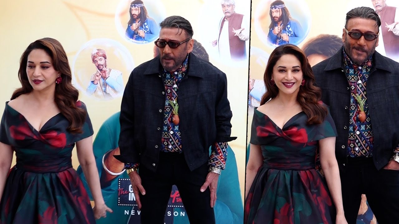 Madhuri Dixit With Jackie Shroff Spotted On The Sets Of Netflix The Great Indian Kapil Show Season 4