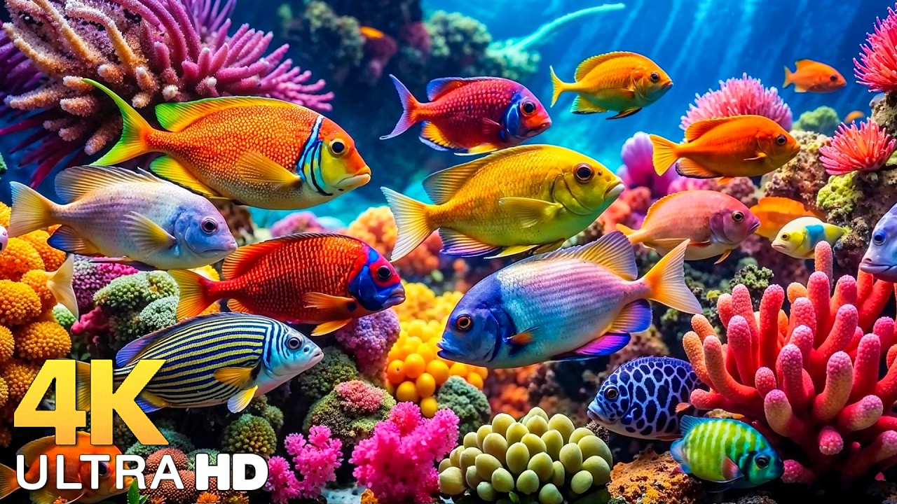 Incredible Aquarium 4K ULTRA HD | Dive Deep & Explore the Ocean's Hidden World - Dream Life #8