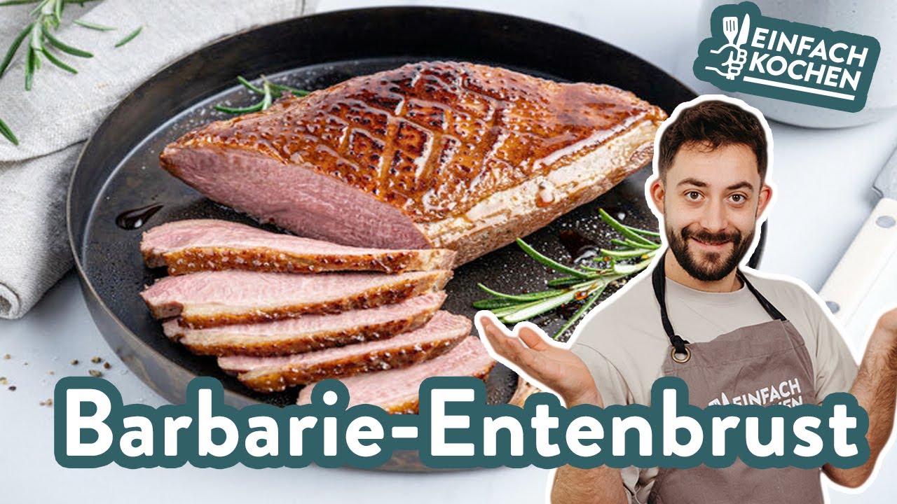 Barbarie-Entenbrust 🥘🍷 | Knusprige Haut & butterweiches Fleisch 😋 | Einfach Kochen