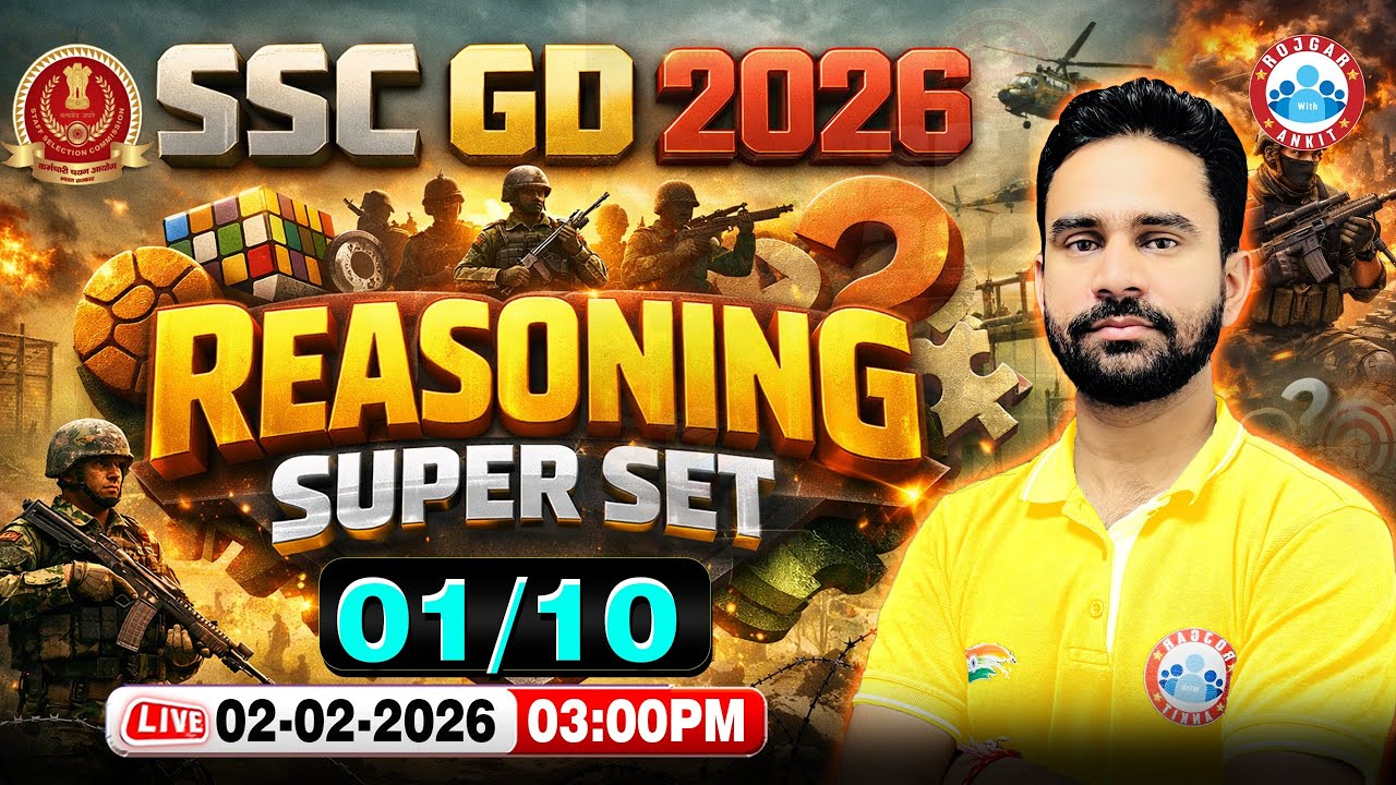 SSC GD Reasoning Classes 2026 | SSC GD Reasoning Super Set 01 | SSC GD Reasoning By Rahul Sir