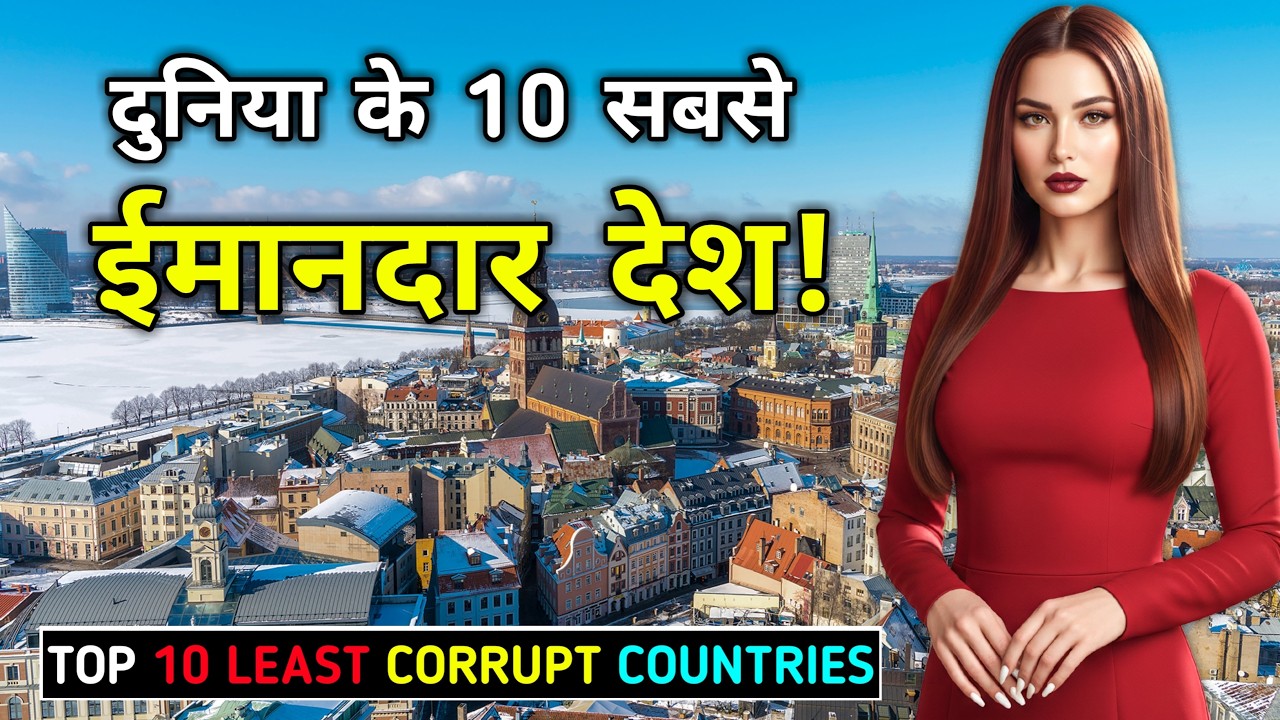 दुनिया के 10 सबसे कम भ्रष्ट देश ! 10 Least Corrupt Countries in Hindi