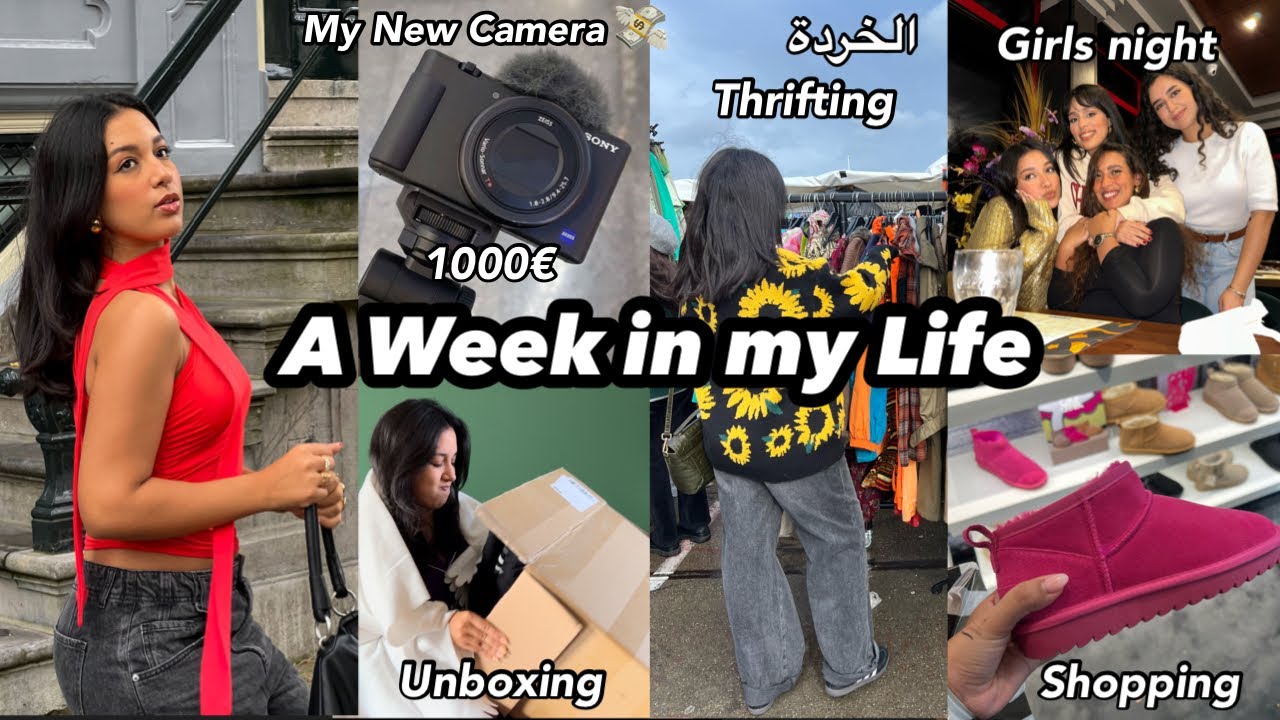 Weekly Vlog | spend the week with me in The Netherlands 🇳🇱 📦 🍽️ 🛍️ 📸 💸
