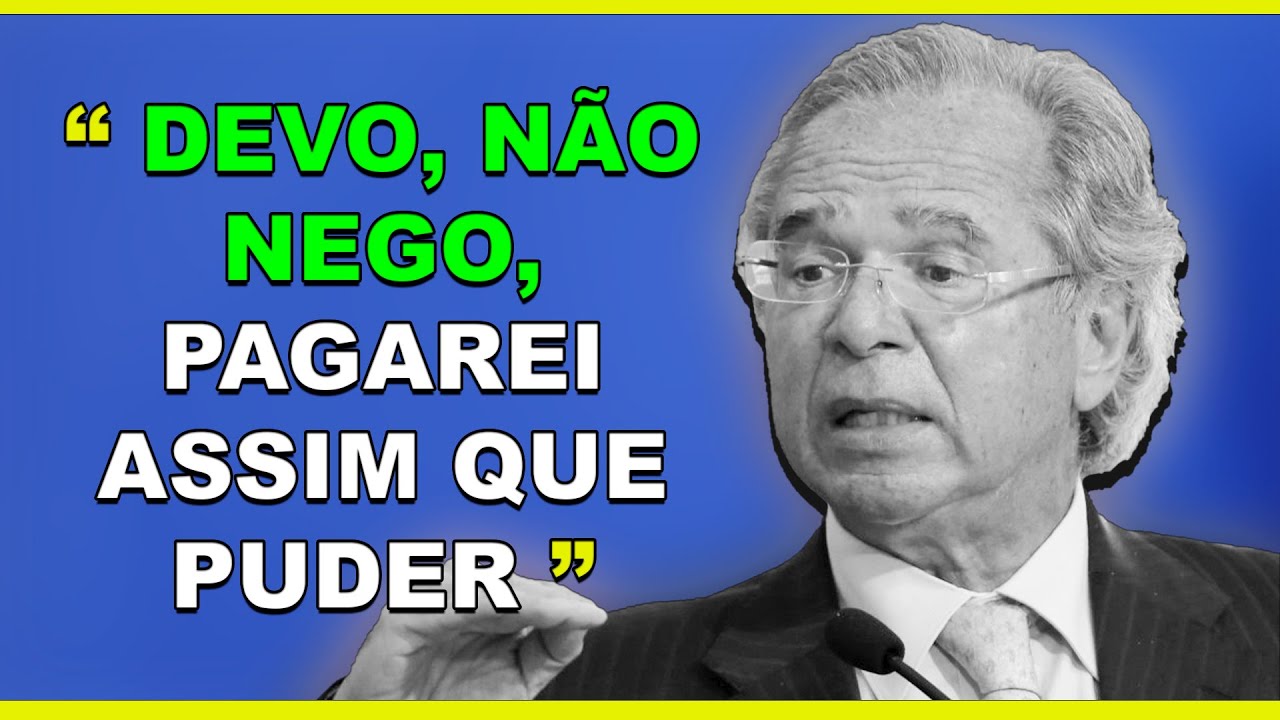 GOVERNO DAR&Aacute; CALOTE NOS APOSENTADOS E PENSIONISTAS ?? PAULO GUEDES SE POSICIONA.