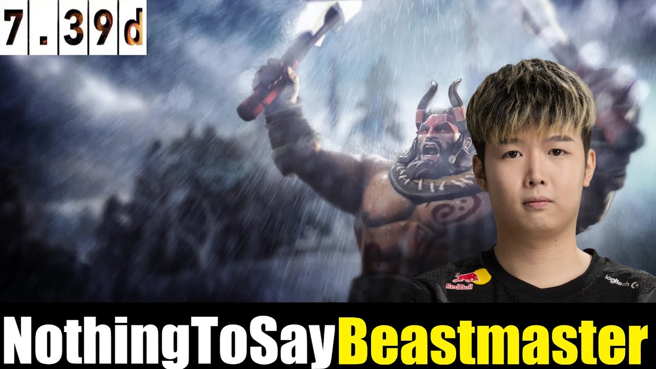 🤯 NothingToSay [Beastmaster] MID 7.39D - DOTA 2 HIGHEST MMR MATCH#dota2 #dota2gameplaypro