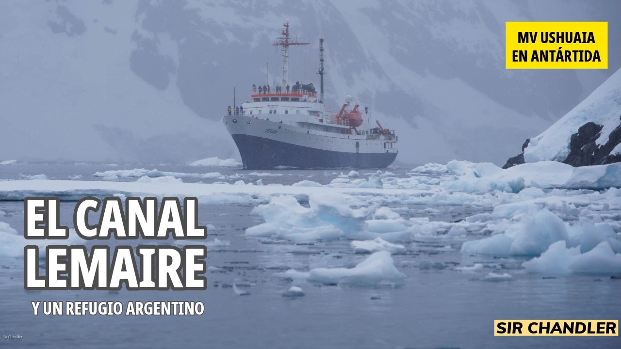 CRUCE DEL CANAL LEMAIRE ENTRE TÉMPANOS 🥶  Y BAJAMOS EN UN REFUGIO ARGENTINO 🇦🇷 EN LA ANTÁRTIDA  🇦🇶