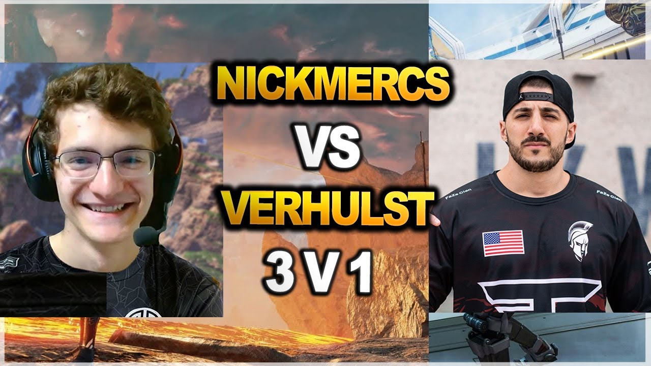 TSM Verhulst vs Nickmercs  in ranked  | Imperialhal verhulst was impressed watching ( apex legends )