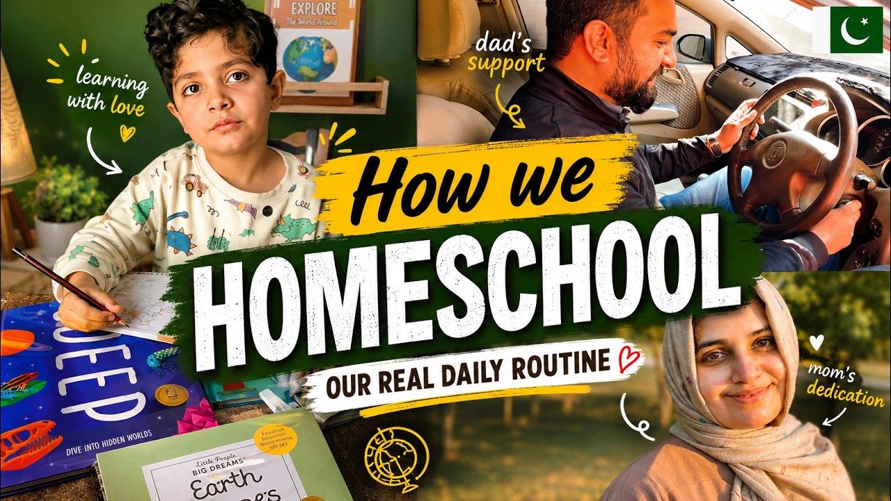 Homeschooling in Pakistan Made EASY | Daily Fun Routine for Kids | Simple & Stress-Free Tips