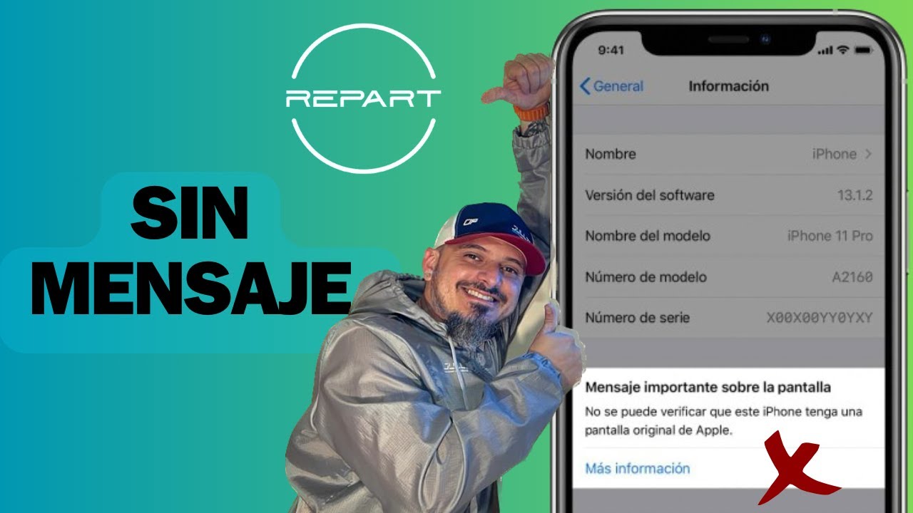 CAMBIO DE PANTALLA IPHONE 11 SIN MENSAJE